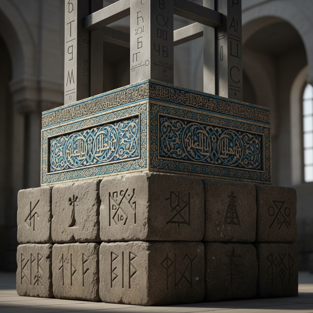 Layers of Azerbaijani language history represented through scripts and text