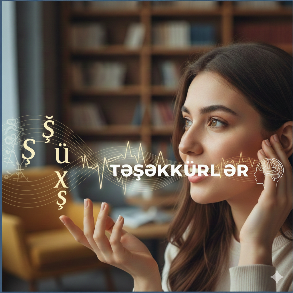 Azerbaijani pronunciation concept image